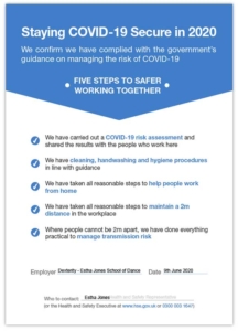 Staying COVID-19 Secure